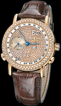 Replica Ulysse Nardin Perpetual Calendars - GMT +/- Perpetual 326-28/091 replica Watch